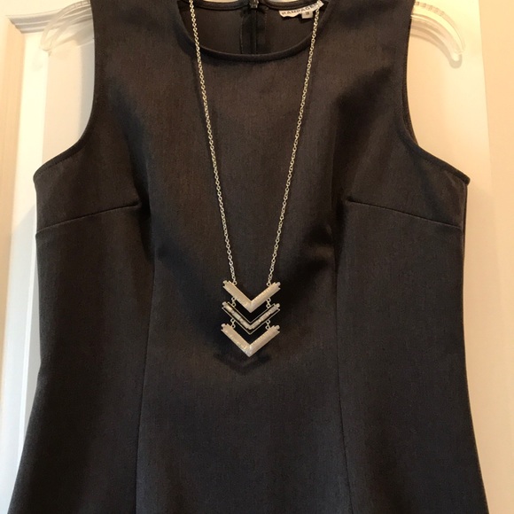 Grey Shift Dress - Picture 2 of 3